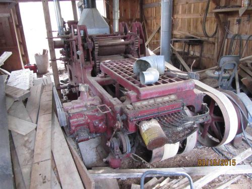 Antique Berlin Machine large 4 sided  Planer  Beloit WI pre 1917,Wood planer