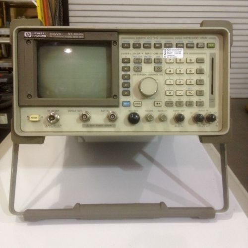 HP 8920A SERVICE MONITOR TEST SET SPECTRUM ANALYZER TRACKING GENERATOR