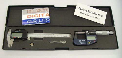 KD 3756 6&#034; Digital Caliper w/ KD 3740 0-1&#034; Digital Outside Micrometer Combo