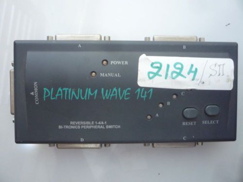 PLATINUM WAVE- REVERSIBLE 1-4/4-1 BI-TRONICS PERIPHERAL SWITCH (ITEM # 2124/SII)