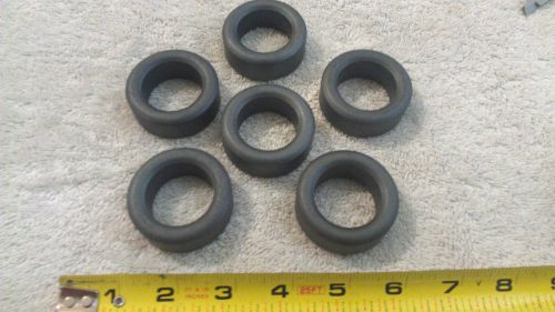 QTY 6 NOS Ferrite Core Torroids 1.9&#034; OD 1.24&#034; ID .75&#034; High .35&#034; Thick