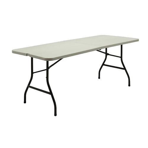 Northwest Territory 6ft Fold-In-Half Table Folding Rectangle Six Feet Fold Legs