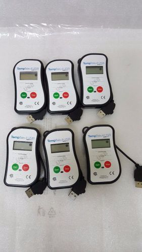 Lot of 6 Sensitech TempTale 4 USB Temperature Monitor