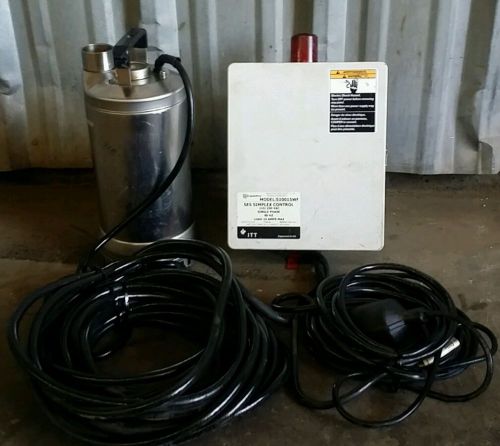 Goulds pump model 1dw51e1ea  with centri pro s10015wf control box