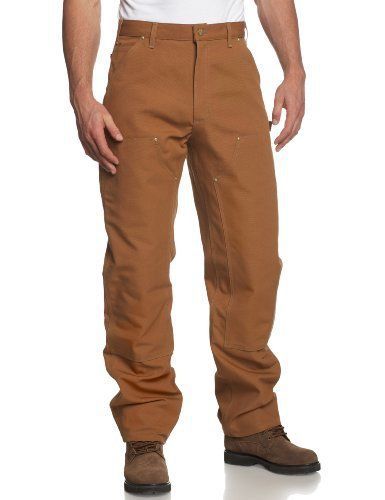 Carhartt Men&#039;s Double Front Duck Utility Work Dungaree 34 x 30