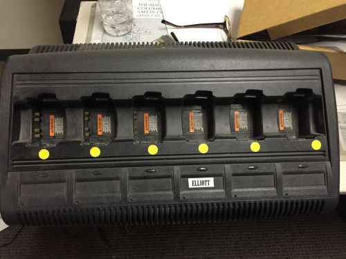 Motorola Impres six unit charger 6 bay HT750, HT1250, MTX850, MTX8250, EX500 NR