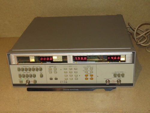 HP HEWLETT PACKARD 8165A PROGRAMMABLE SIGNAL SOURCE