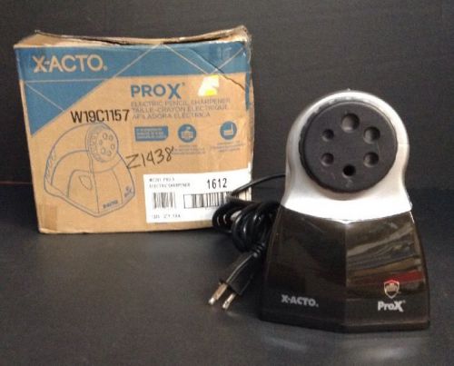 X-ACTO ProX Electric Pencil Sharpener with SmartStop 1612