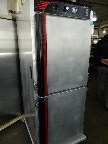 CRESCOR H-137-UA-12C MOBILE HEATED CABINET FULL SIZE SPLIT DOOR W/ CASTERS