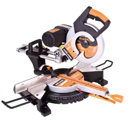 Evolution RAGE3DB 10&#034; Multipurpose Cutting Double Bevel Miter Saw w/RAGE255BLADE