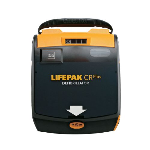 Lifepak cr plus defibrillator + case &amp; accessories for sale
