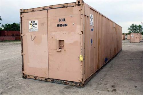 40&#039; steel shipping storage container unit 186 for sale