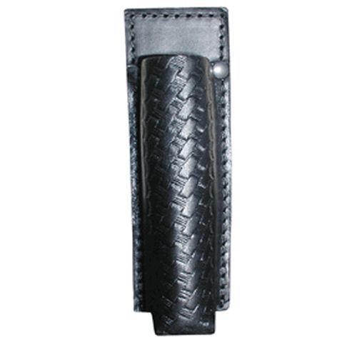 Boston Leather 5489-3 Black Basketweave Collapsible Baton Holder Foam Handle