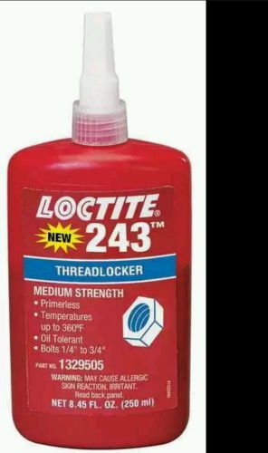 LOCTITE 1329505 Primerless Threadlocker 243, 250mL, Blue