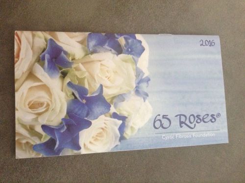 2016 Cystic Fibrosis Foundation Pocket Planner Calendar roses