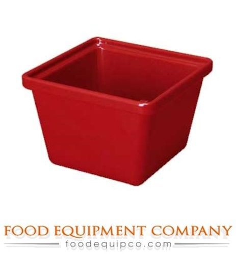 GET Enterprises ML-148-RSP Salad Crock 28 oz. Square Melamine Red Sensation ...