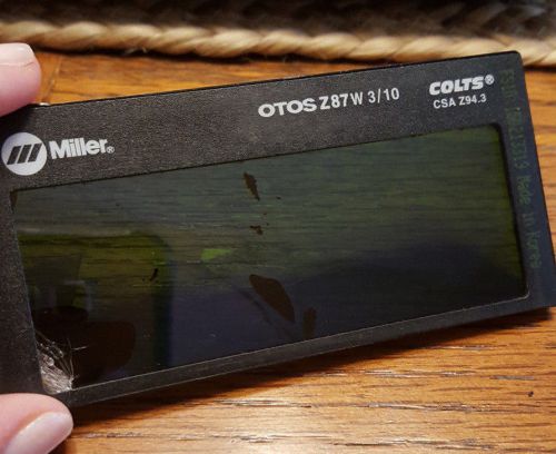 Miller electric 770226 welding lens (damaged) 2 x 4 in, #10, free shiping %xx% for sale