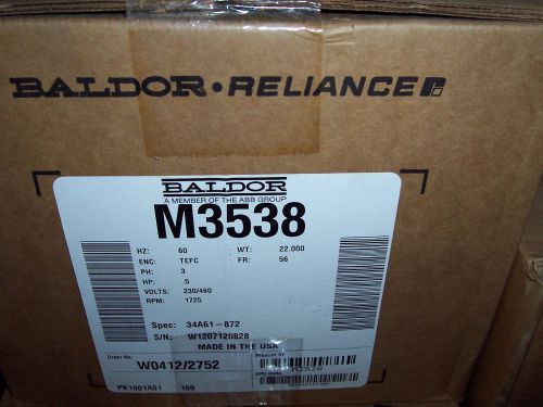 BALDOR MOTOR M3538