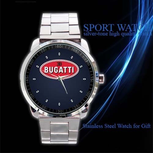 Bugatti SuperSport Matt White Carbon Veyron Gran New Design On Sport Metal Watch