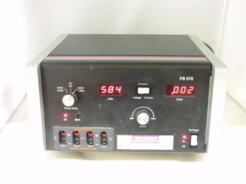 Fisher Scientific Biotech DC Electrophoresis Power Supply Model FB 570