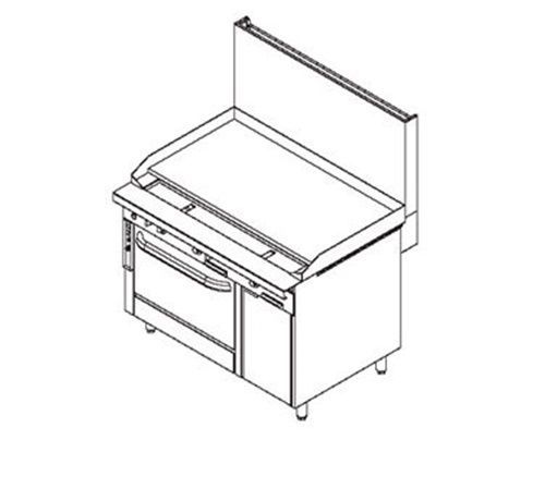 Southbend P48C-GGGG Platinum Heavy Duty Range Gas 48&#034; Griddle