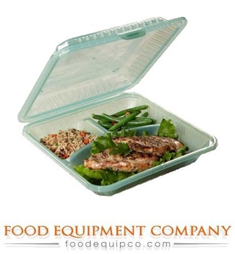 GET Enterprises EC-12-1-CL Clear Reusable Eco-Takeouts Containers 9&#034; x 9&#034; x...