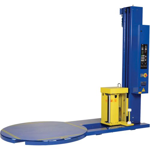 Med-duty hi-perf semi-auto stretch wrap machine 4000lb cap 60in turntable dia for sale