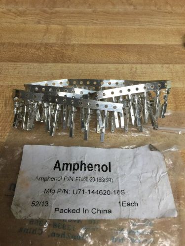 AMPHENOL CONNECTOR PLUG 16POS W/SOCKETS SOLDER  PT06E20-16S(SR) 60 Pcs