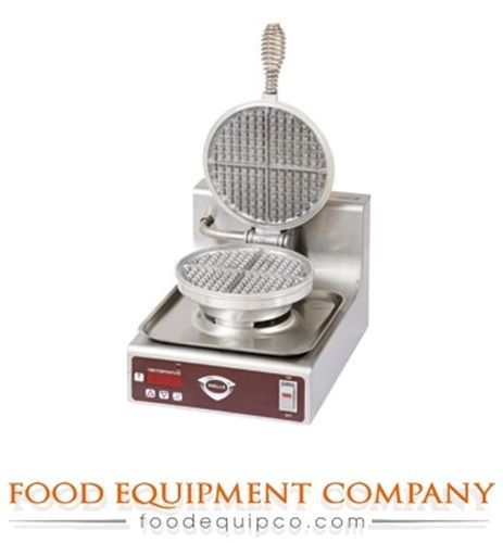 Wells WB-1E Waffle Baker single round waffle grid