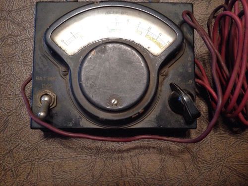 RARE Vintage auto Hoyt voltage regulator checker model 619 auto part checker