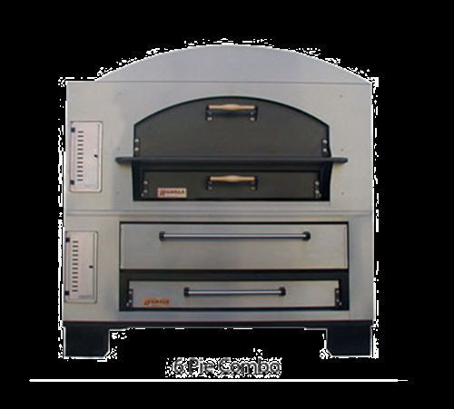 Marsal MBC-660 Pizza Oven deck-type gas MB60 over SD660 (6) 18&#034; pie per deck