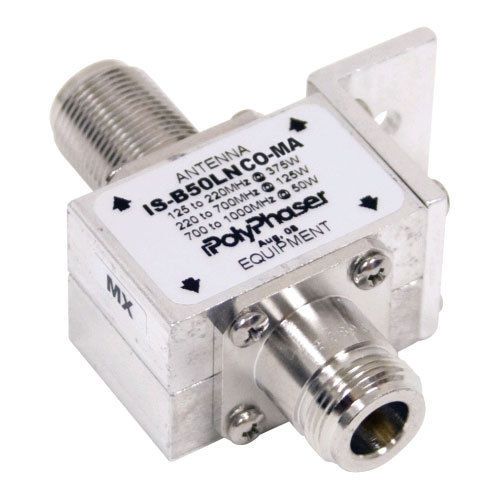 PolyPhaser - DC Blocked Bulkhead Arrestor, N Male-N Female