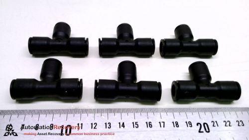 LEGRIS 3104-10-00 - PACK OF 6 - UNION TEE FITTINGS, TUBE DIAMETER:, NEW* #214643