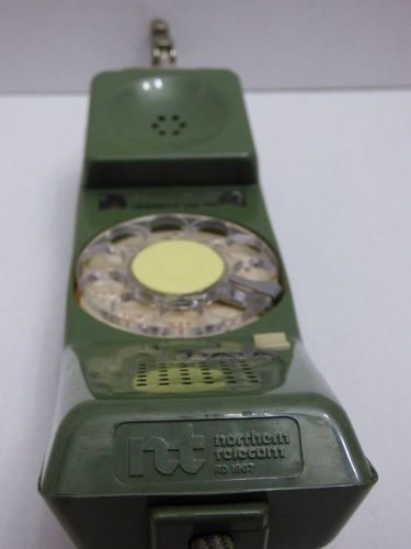 Vintage northern telecom itt lineman rotary test phone rd 1967 butt set for sale