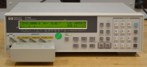 Agilent keysight 4338b milliohmeter, 1khz, tested and guaranteed good for sale