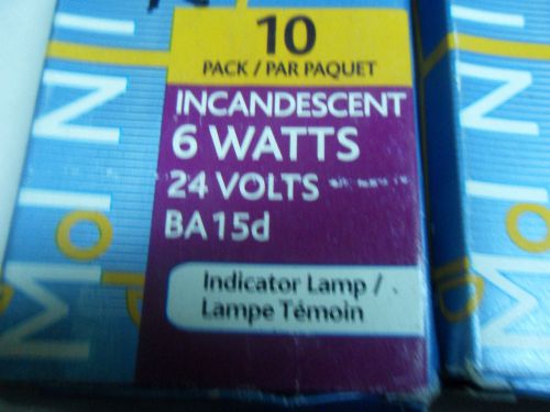 (N2-1) 20 NEW STANDARD BA15D INDICATOR LAMPS BULBS