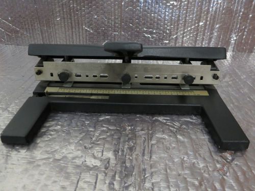 Swingline model 440 heavy duty adjustable industrial 3-hole punch for sale