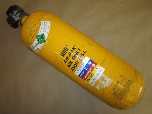 Scott air pak compressed air tank with valve &amp; regulator for sale