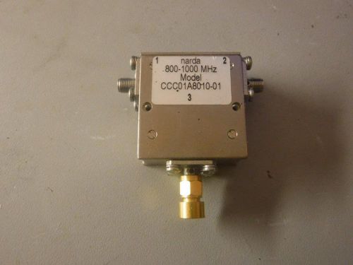 Narda/NOVA Circulator CCC01A8010-01  0.8-1GHz