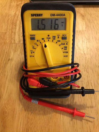 Digital multimeter multi tester Sperry DM4400a