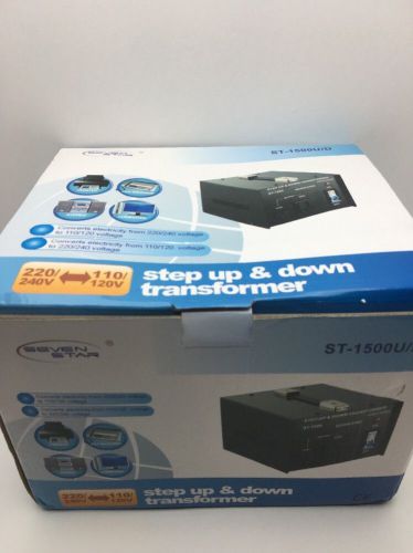 Seven star sevenstar st 1500 w up/down transformer for sale