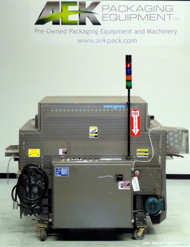 Used- arpac model t181248c shrink tunnel. has tunnel size 70&#034; long x 6&#034; tall, wi for sale