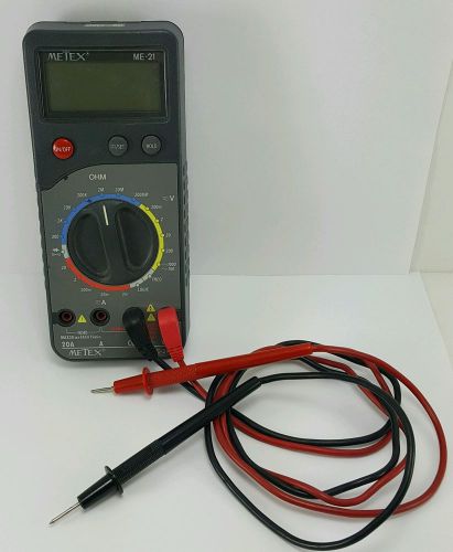 METEX Me-21 DIGITAL MULTIMETER Volt Meter Test Equipment Electronics