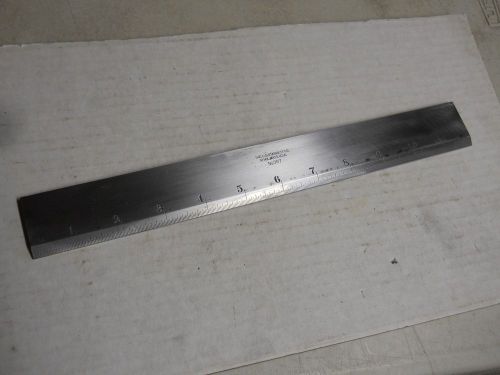 Starrett  #387-12 Steel Straight Edge w/Beveled Edge &amp; Graduations.  used