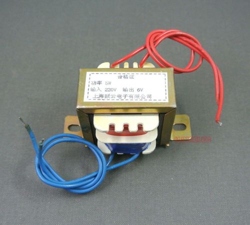 5W Transformer 220V In 6VAC Out(OR 9V,18V,24V)