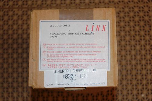 Diagraph Part # 8307-164 Pump Assy Complete LINX FA72082 Pump for 4200CE &amp; 4800