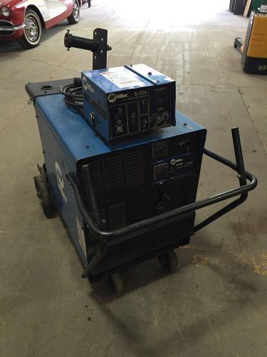 Miller cp-302 &amp; s-22a wire feeder mig welder for sale