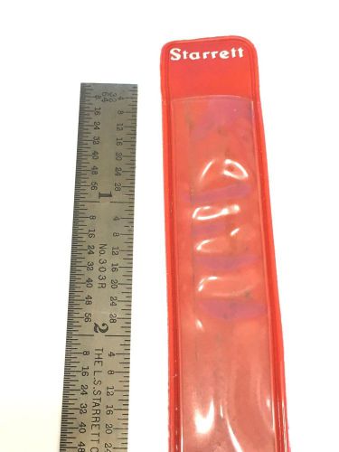 STARRETT C316R-6 6&#034; STEEL RULE WITH INCH GRADUATION NEW