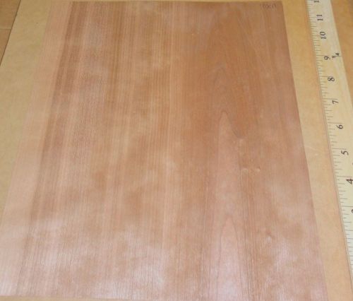 Cherry figured wood veneer 10&#034; x 11&#034; raw no backing 1/42&#034; thickness &#034;a&#034; grade for sale
