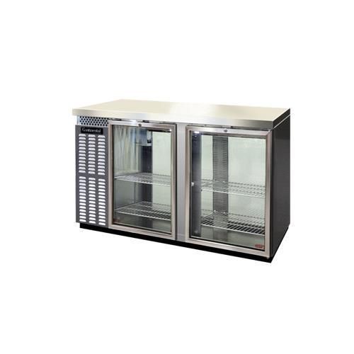 Continental Refrigerator BBC59S-SS-GD-PT Back Bar Cabinet, Refrigerated